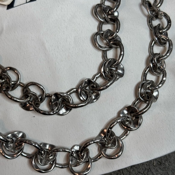 NWT Zara Woman Accessories HEWN LINK BELT Size 32 - Picture 7 of 10